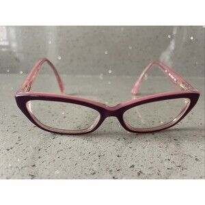 Disney Kids Eyeglasses Frames ONLY 3E 1443 Purple Pink Glitter Sparkle 48-13-130
